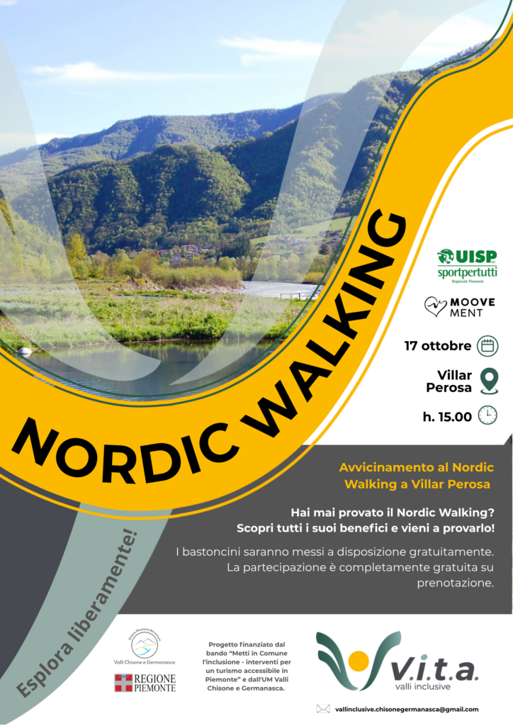 attività di avvicinamento al nordic walking