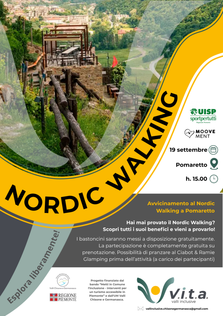 attività di avvicinamento al nordic walking